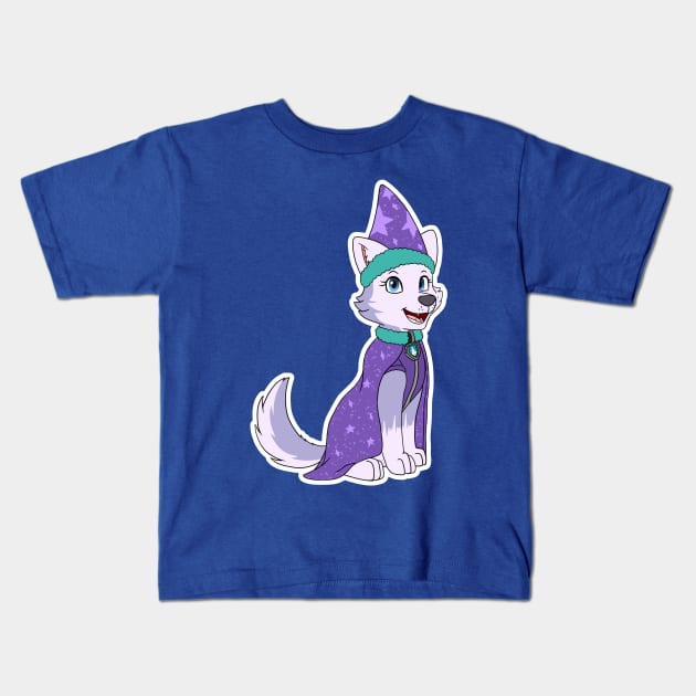 PAW Patrol Halloween Enchantress Everest Kids T-Shirt by kreazea